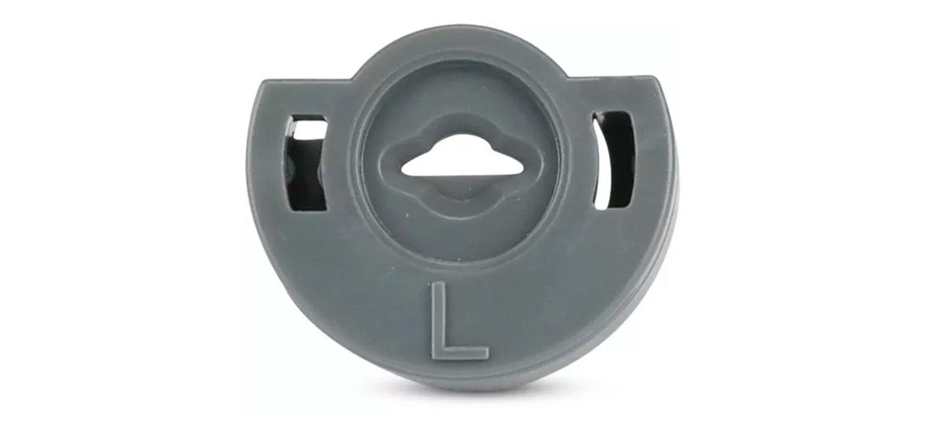 NaanDanJain Plastic slotted nozzle 2,5mm grey type 5035 / 233